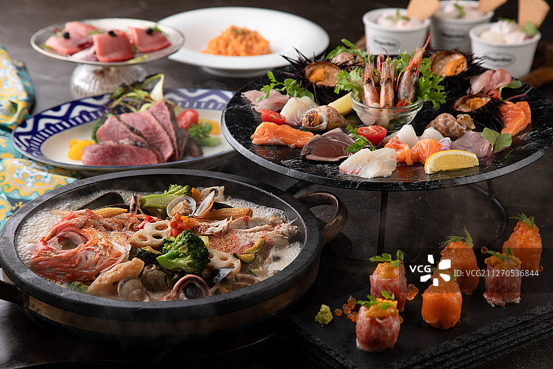 海鲜套餐图片素材