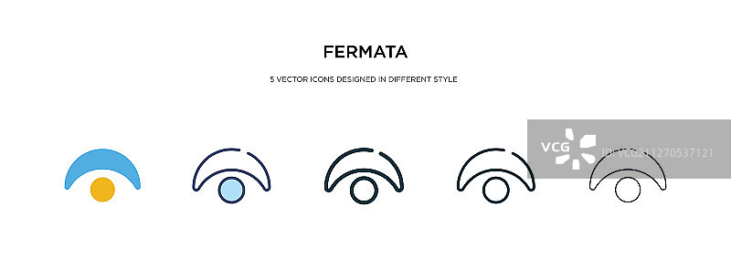 不同风格的双色延长音图标图片素材