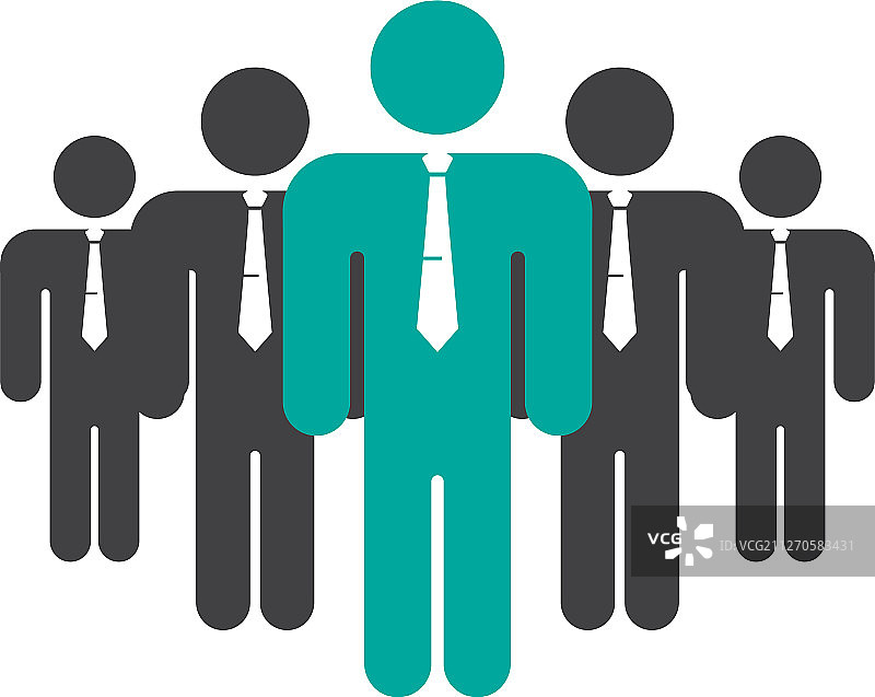 商务团队领导图标设计模板图片素材