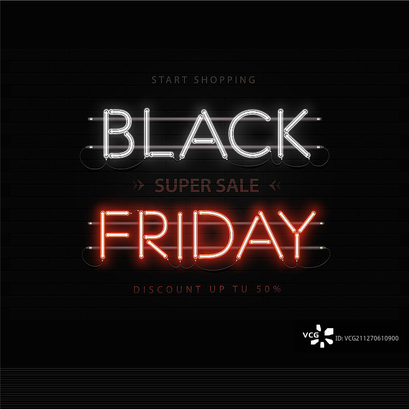 黑色星期五促销banner海报logo黑色图片素材