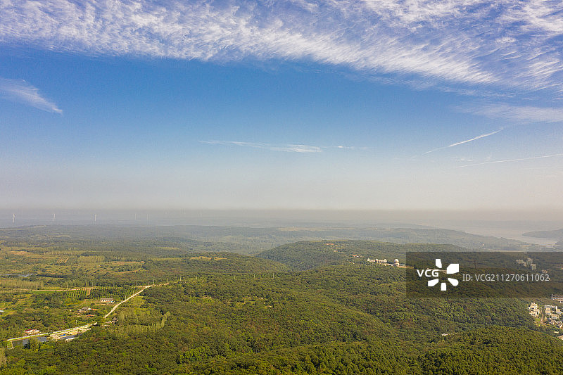 航拍紫金山天文台盱眙观测站图片素材