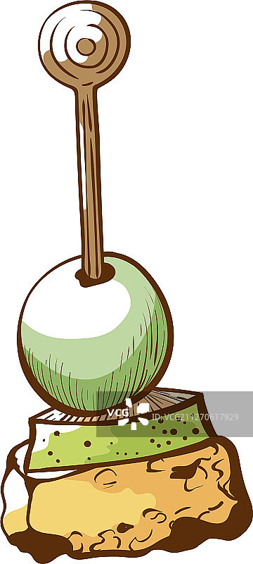 美味餐厅开胃小吃图标图片素材