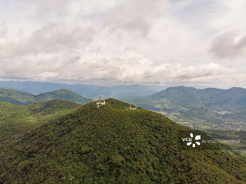 航拍三亚呀诺达景区图片素材