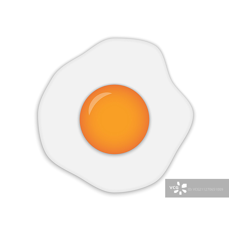 逼真的煎蛋素材图片素材