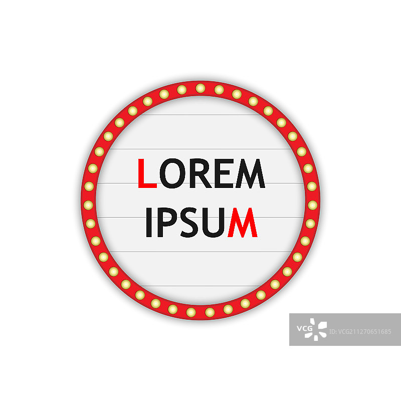 老式灯箱框架图片素材