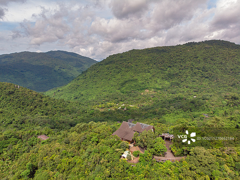 航拍三亚呀诺达景区图片素材