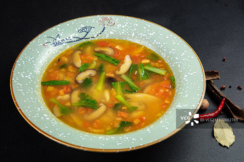 番茄疙瘩汤图片素材