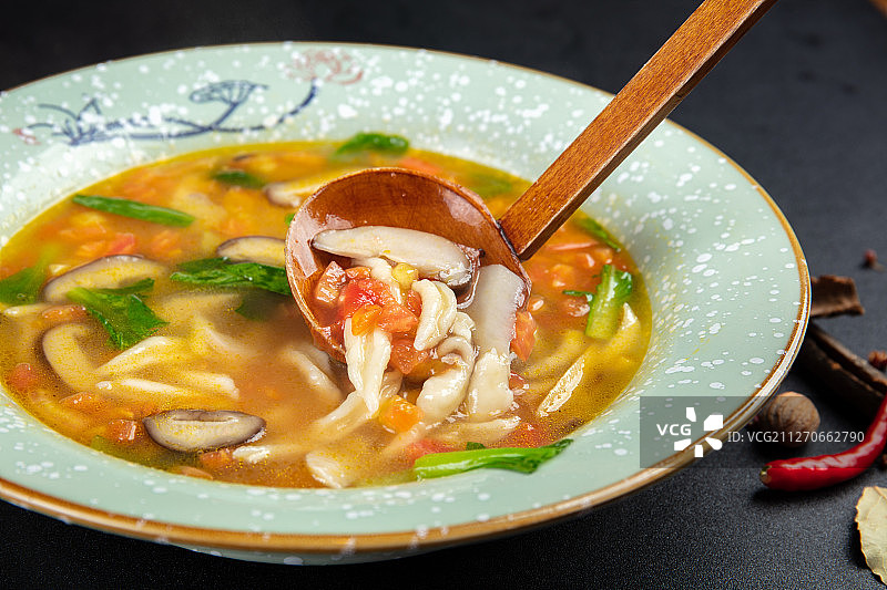 番茄疙瘩汤图片素材