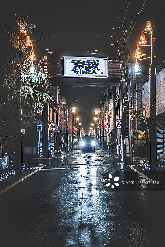 宁静的东京小路图片素材