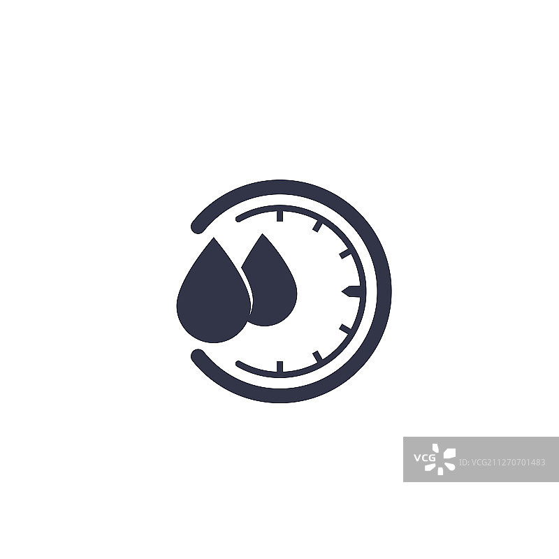 湿度图标水位控制标志图片素材