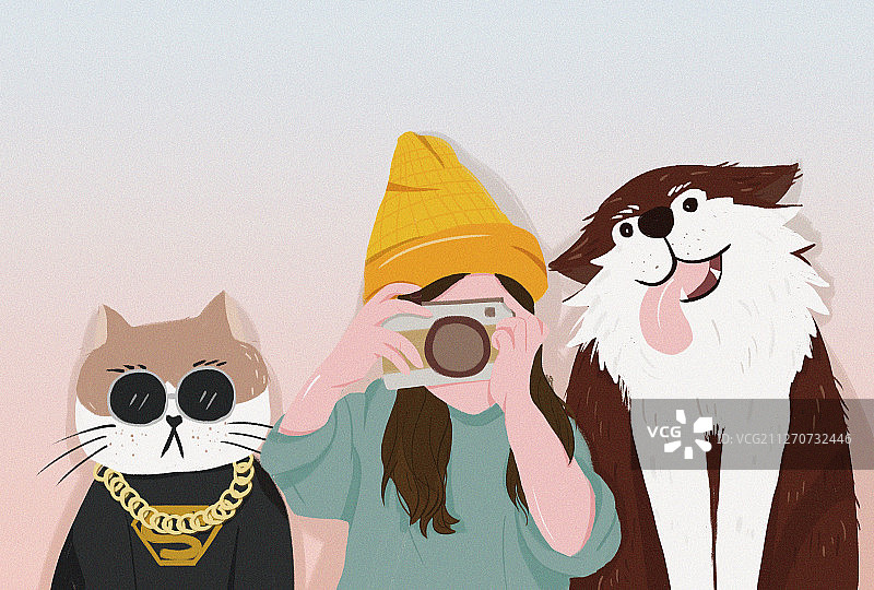 我的动物朋友图片素材