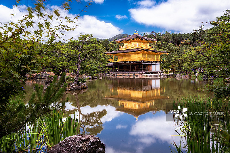 日本京都金阁寺图片素材