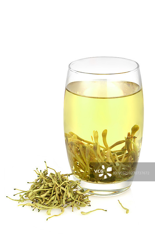 金银花茶图片素材