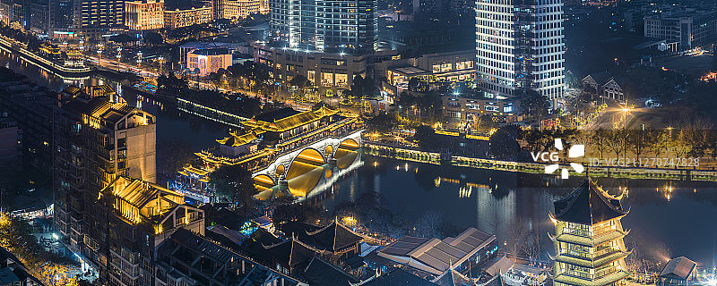 成都城市风光图片素材