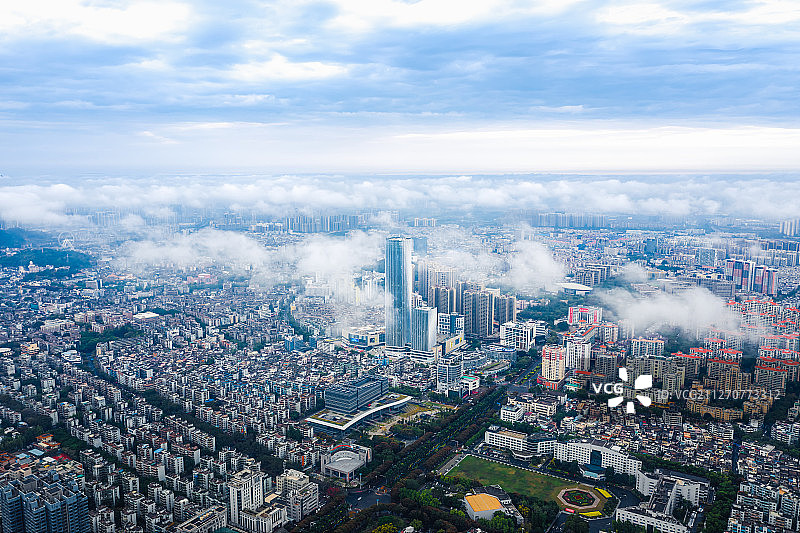 广东中山利和广场和金鹰广场图片素材