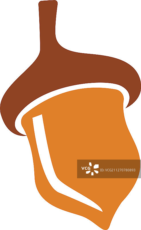 橡子logo插画模板图片素材