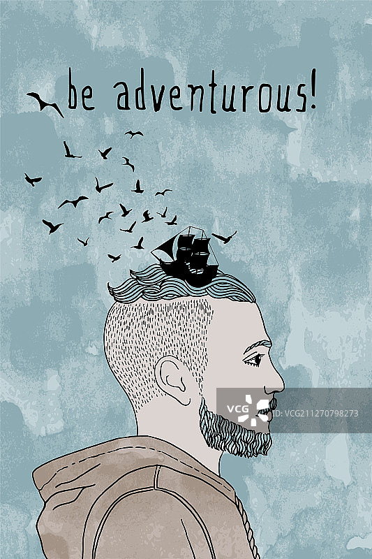 勇于冒险图片素材
