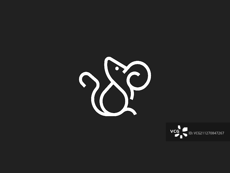 十二生肖图形-鼠图片素材