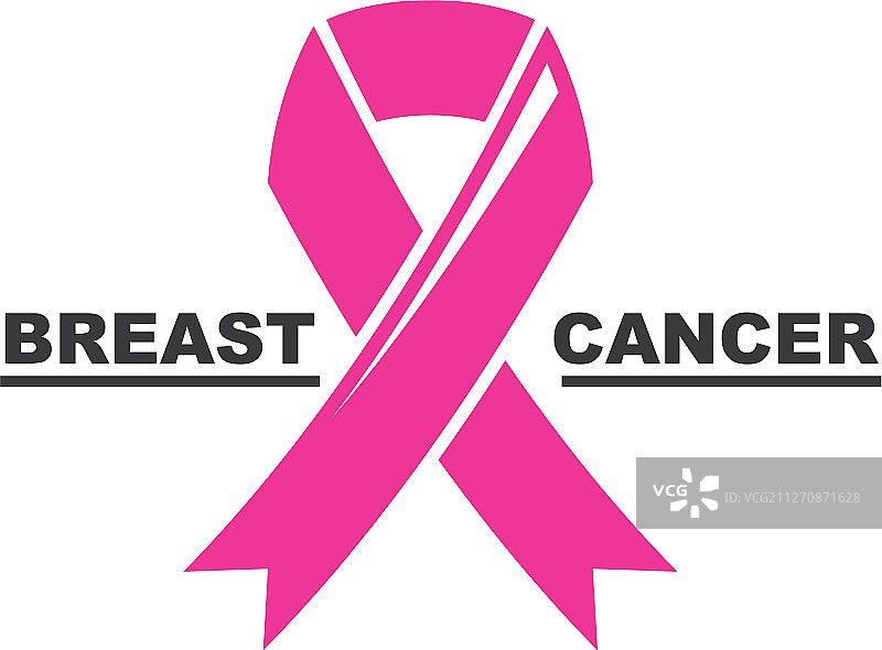 乳腺癌防治宣传丝带设计图片素材