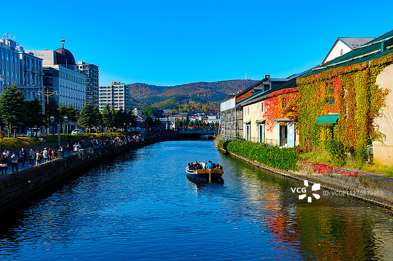 日本小樽运河图片素材