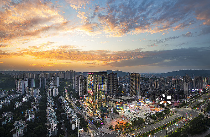 宜宾夜景图片素材