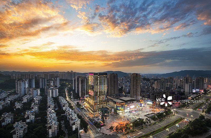 宜宾夜景图片素材