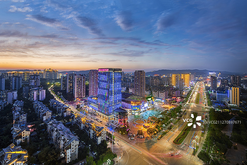 宜宾夜景图片素材