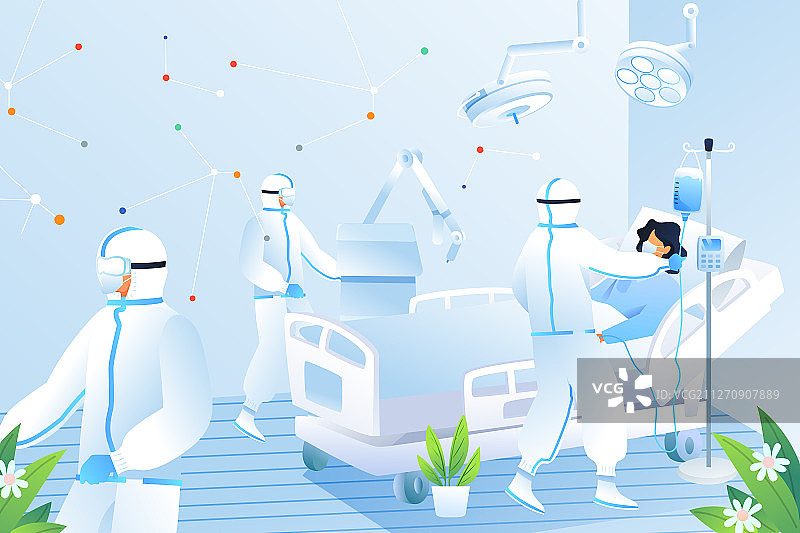 医疗健康矢量插画图片素材