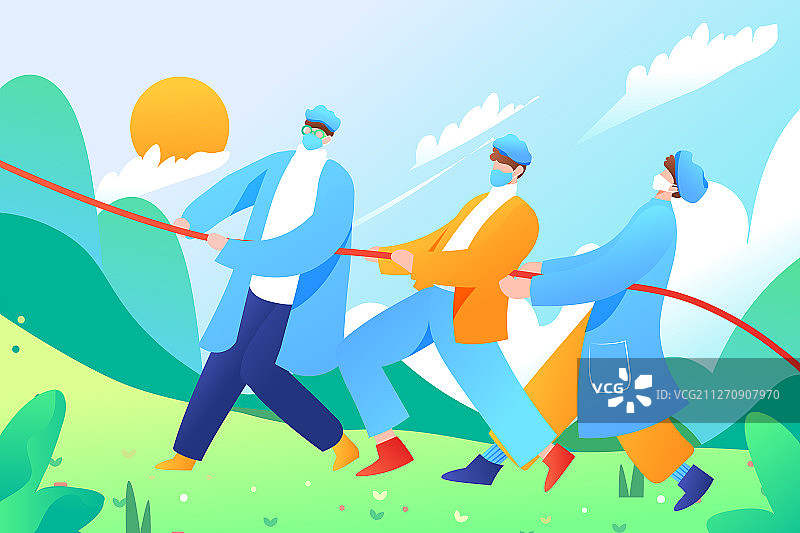 医疗健康矢量插画图片素材