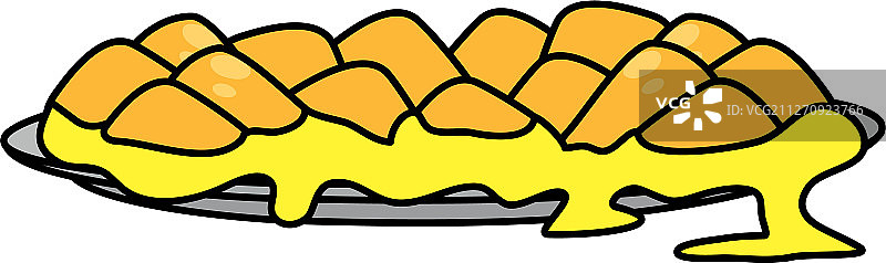 美味的墨西哥玉米片配奶酪酱图片素材