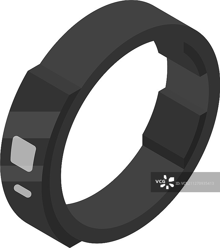 智能手环等距风格图标图片素材
