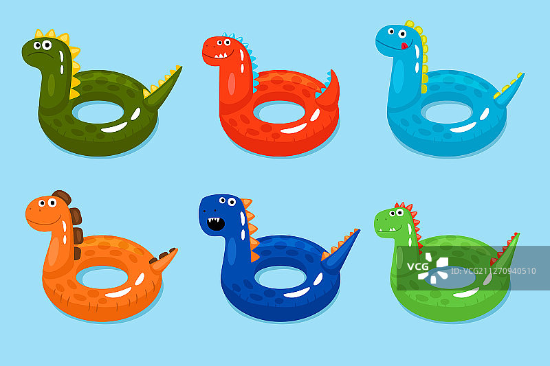 恐龙游泳圈图片素材