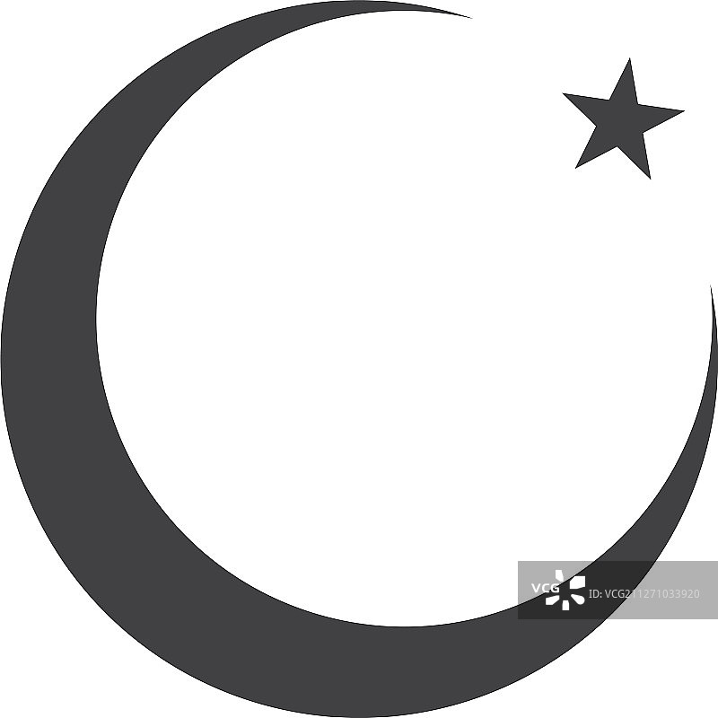 月亮夜晚平面设计模板图片素材