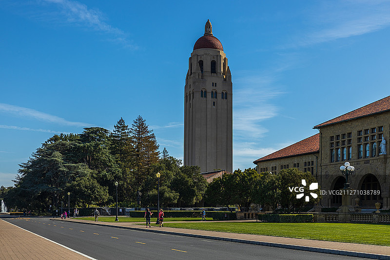 斯坦福大学胡佛塔图片素材