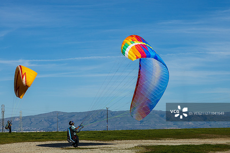 极限运动之滑翔伞图片素材