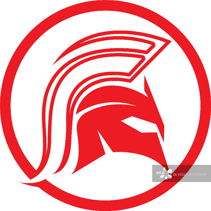 斯巴达头盔标志模板图片素材