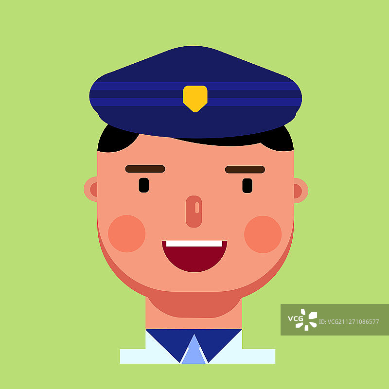 扁平风人物职业icon矢量图插画图片素材