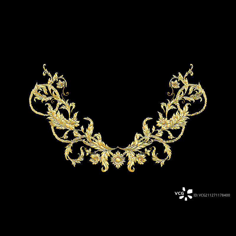 巴洛克洛可可维多利亚风格元素图片素材