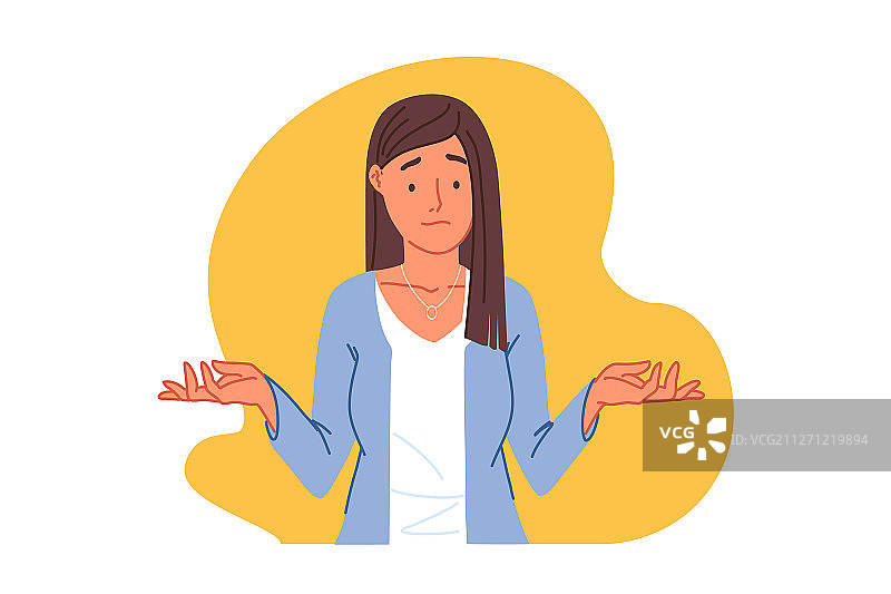 困惑不确定疑问概念图片素材