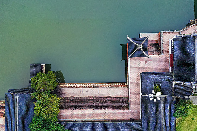 八大上园+江西省南昌市青云谱区八大山人梅湖景区八大上园图片素材