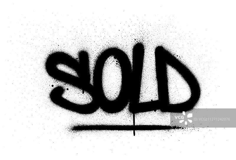 黑色喷绘涂鸦：已售图片素材