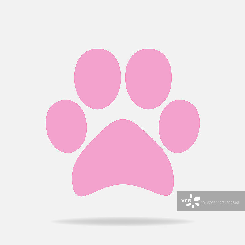 动物爪印宠物图标图片素材
