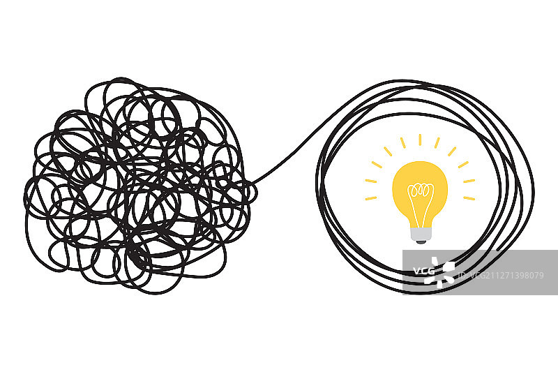 解开缠结图片素材