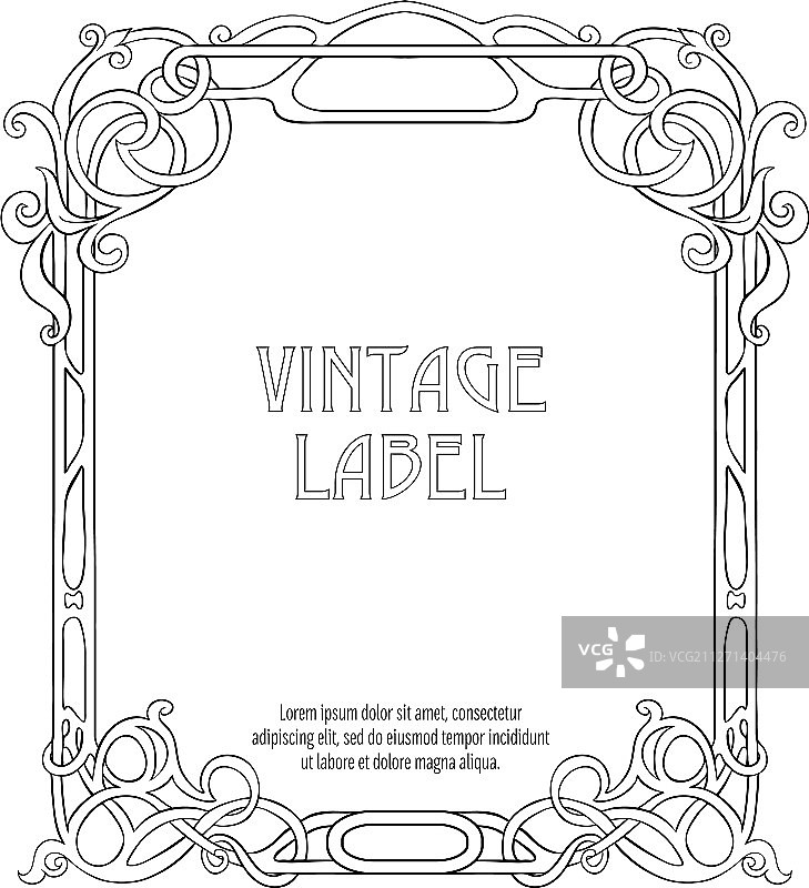 产品标签装饰边框图片素材