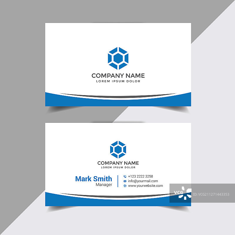 现代创意简洁名片图片素材