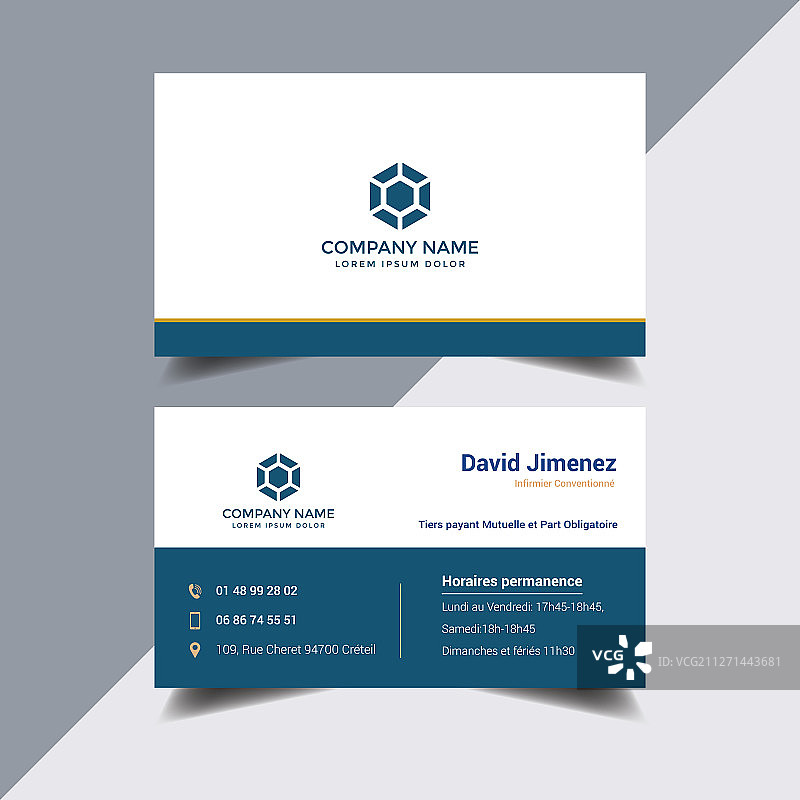 现代创意简洁名片图片素材