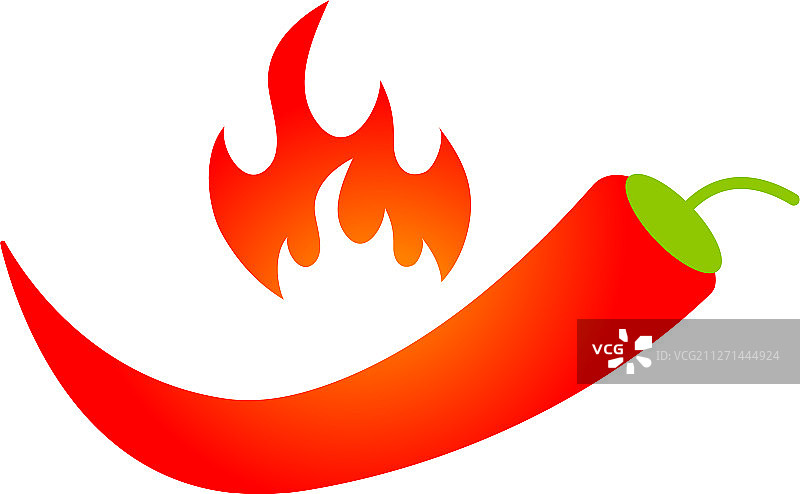 红色辣椒图标设计图片素材