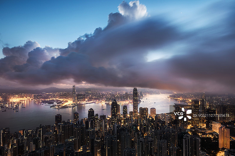 维港风云图片素材