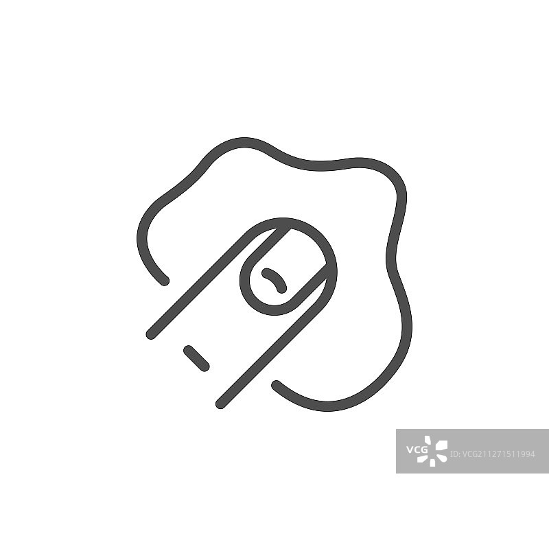 护手霜轮廓图标图片素材