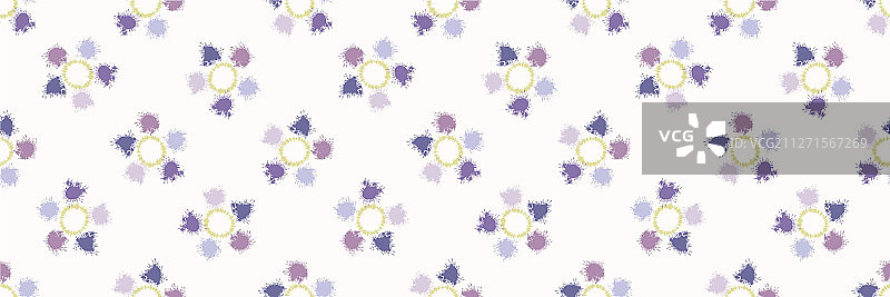 圆点雏菊扎染日 burst 圆形边框图片素材